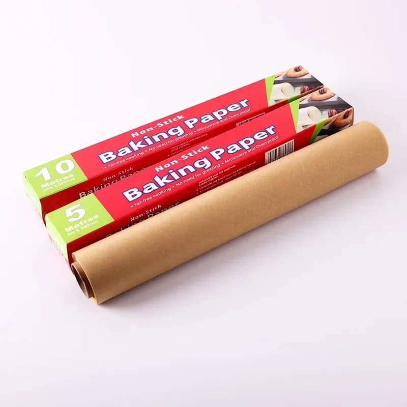 Kertas Pembakar Parchment Antilekat Sedia Potong, untuk Ketuhar, Penggoreng Kering & Kukusan