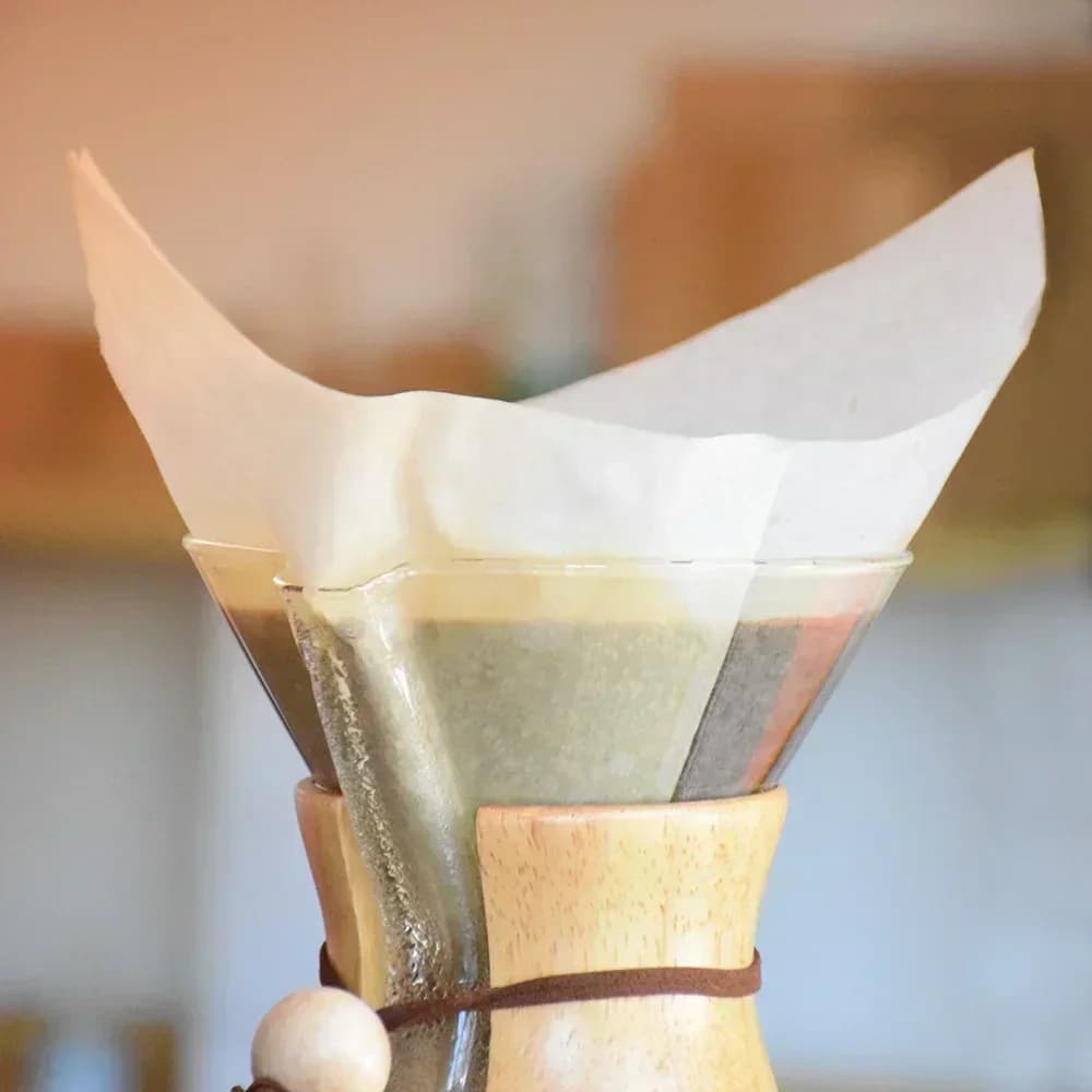 Kertas Penapis Kopi Bentuk V V60 (40/100 Keping) Pakai Buang Gred Makanan Tanpa Peluntur untuk Kopi Titis