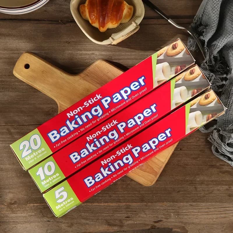Kertas Pembakar Parchment Antilekat Sedia Potong, untuk Ketuhar, Penggoreng Kering & Kukusan