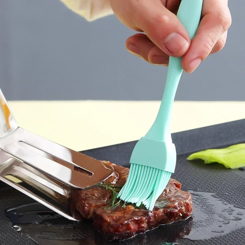 Berus Minyak Silikon Gred Makanan Berus BBQ Berus Lempeng Dapur Berus Sos Alat Dapur