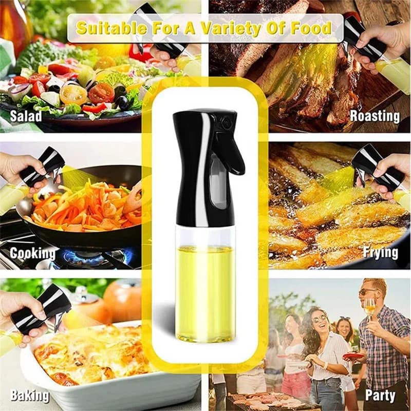 1 Keping Botol Semburan Minyak 100/200/300/500ml untuk Dapur & Air Fryer