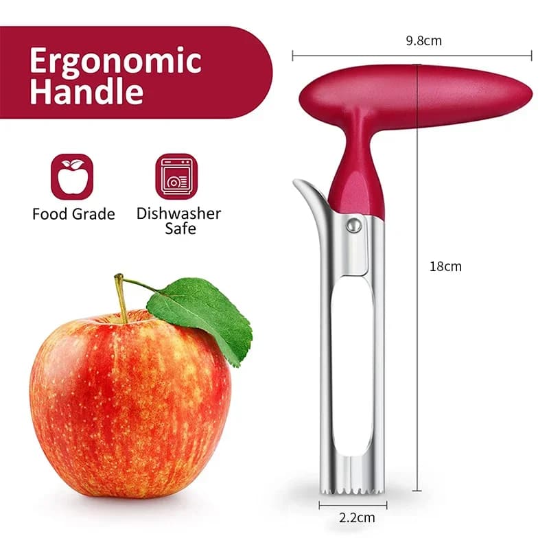 Alat Pengorek Biji Epal Keluli Tahan Karat Premium