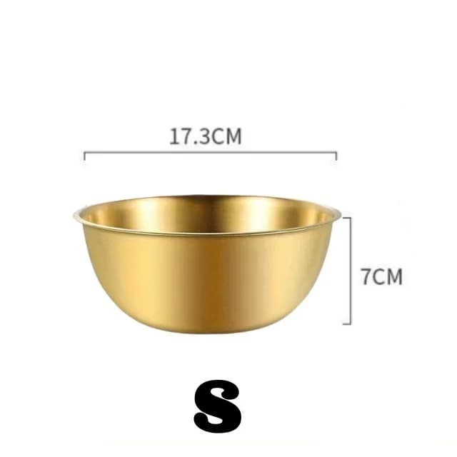 Set Mangkuk Keluli Tahan Karat 1-3 dengan Skala untuk Memasak, Membakar, Penyimpanan Makanan, Mangkuk Pengadun Kapasiti Besar untuk Keperluan Dapur