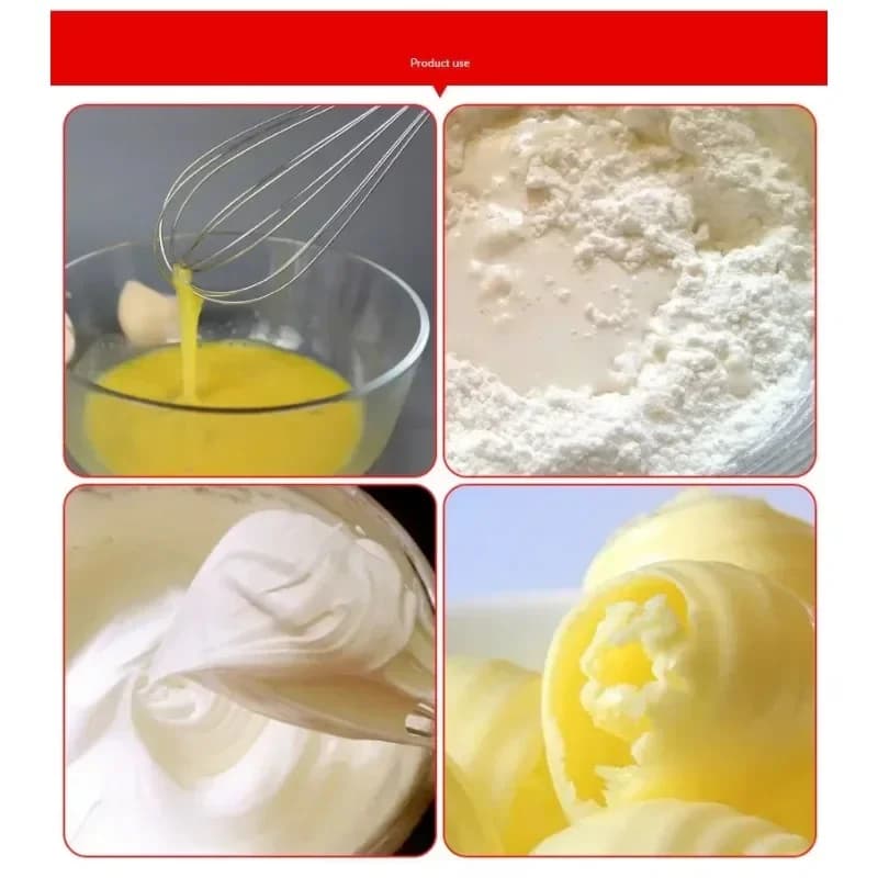 Pengocok Telur Keluli Tahan Karat 6/8/10/12 Inci Pemukul Manual Wayar Belon untuk Membakar dan Memasak