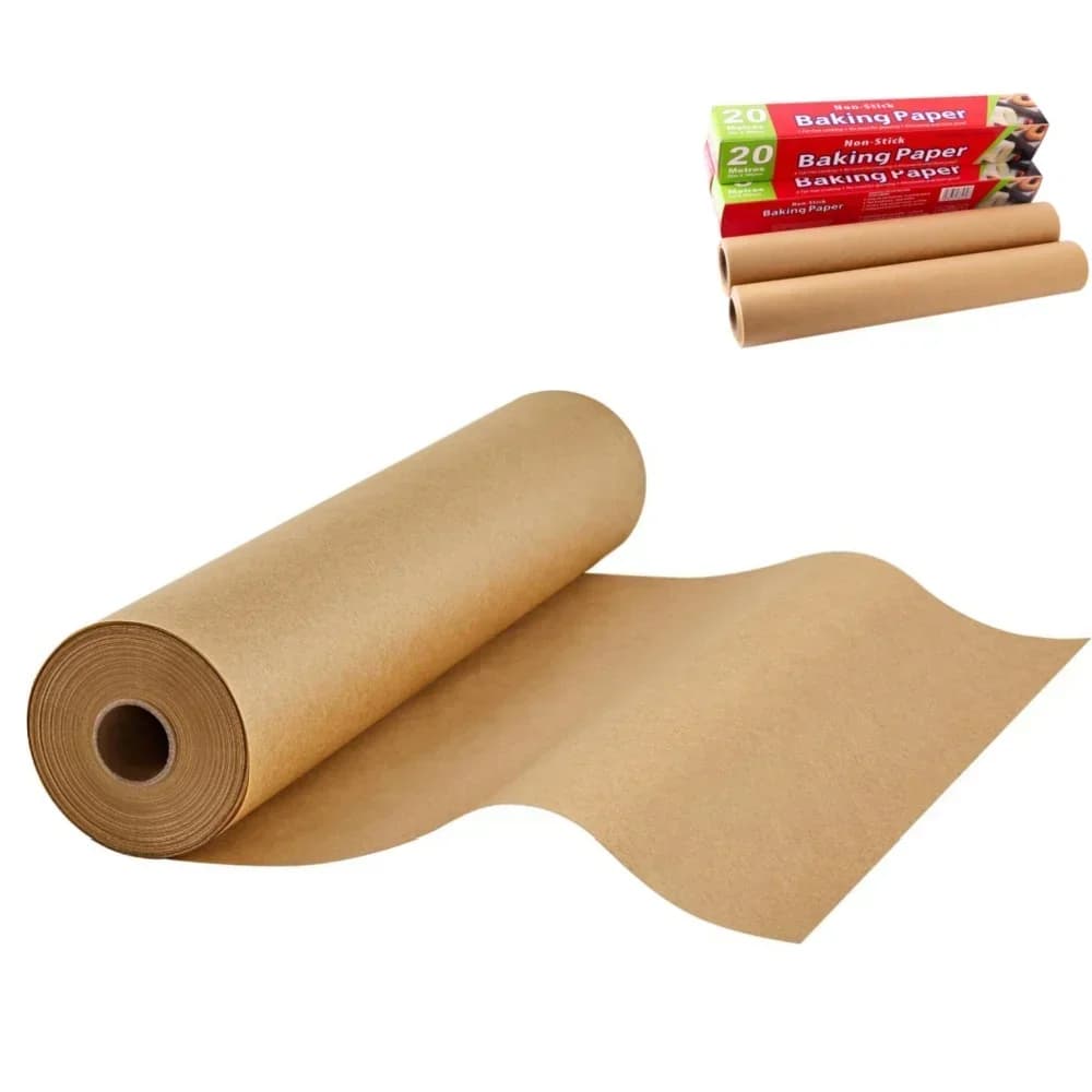 Kertas Pembakar Parchment Antilekat Sedia Potong, untuk Ketuhar, Penggoreng Kering & Kukusan