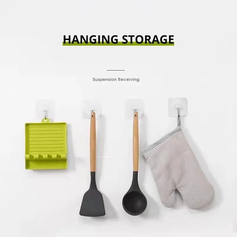 [Jualan Hangat] 1 Pc Rak Sudip Penutup Periuk Meja Dapur, Pemegang Sudu Sup & Penyepit Makanan