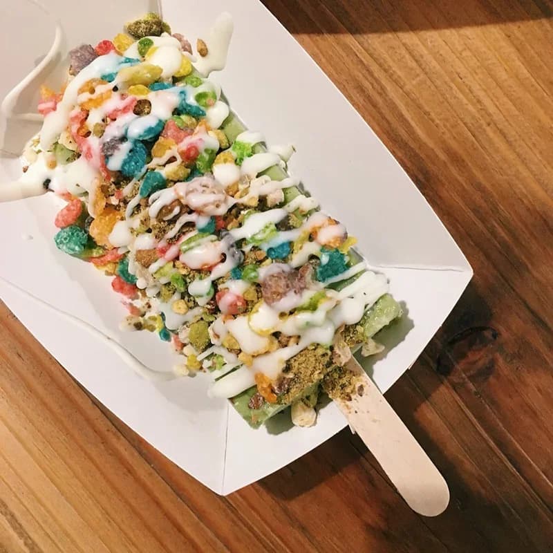 Batang Aiskrim Kraf Kayu Leeseph 11.4cm Batang Popsikel untuk Aiskrim Acuan Resin Kraf Tangan