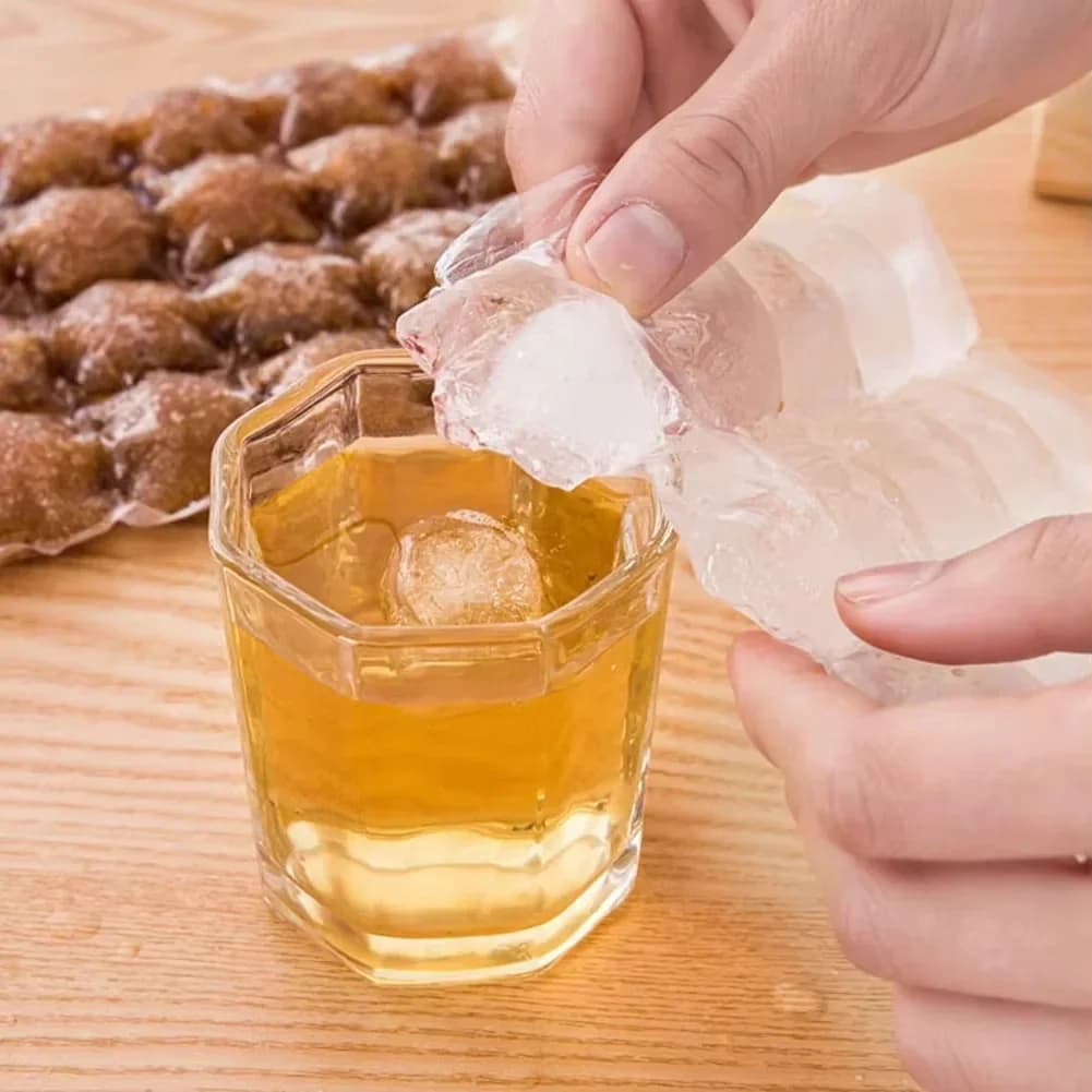 10-100 Keping/Pek Beg Kiub Ais Pakai Buang Kedap Sendiri
