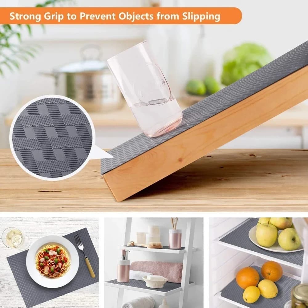 Pelapik Laci & Rak Kalis Air Anti Gelincir Alas Almari Dapur & Meja Makan
