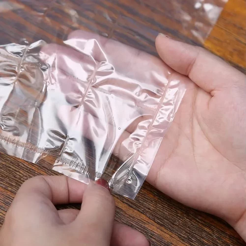 10-100 Keping/Pek Beg Kiub Ais Pakai Buang Kedap Sendiri