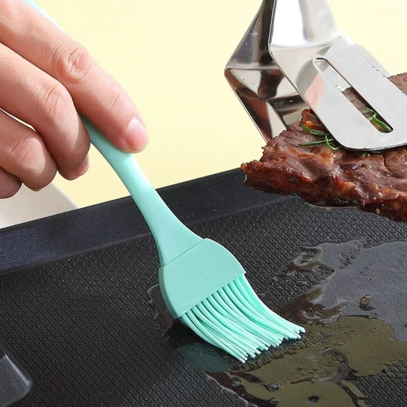 Berus Minyak Silikon Gred Makanan Berus BBQ Berus Lempeng Dapur Berus Sos Alat Dapur