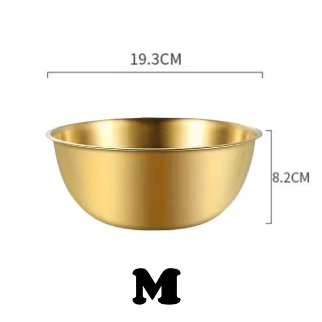 Set Mangkuk Keluli Tahan Karat 1-3 dengan Skala untuk Memasak, Membakar, Penyimpanan Makanan, Mangkuk Pengadun Kapasiti Besar untuk Keperluan Dapur